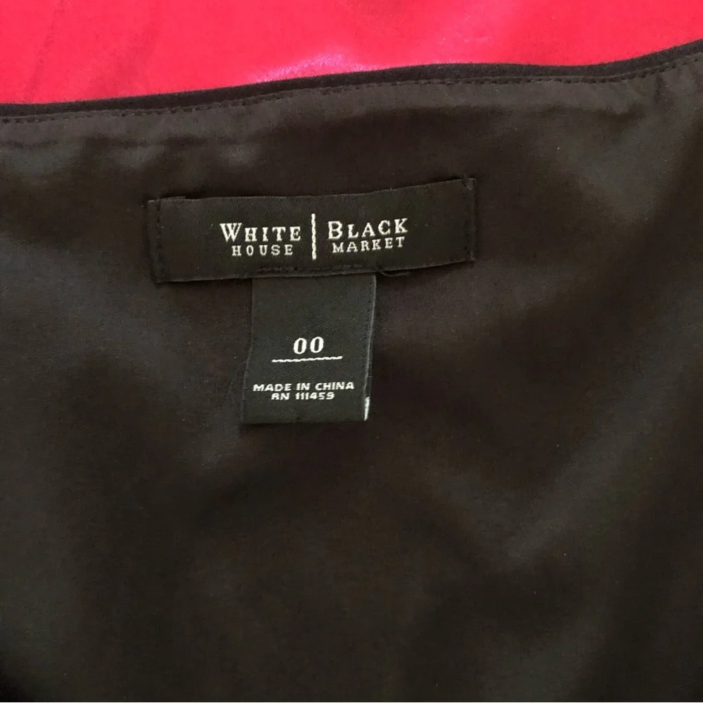 White House Black Market (WHBM) Sleeveless V Neck Embroidered Fit & Flare Dress - Picture 9 of 12